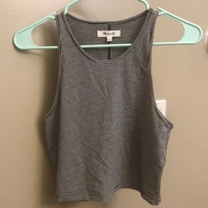 Madewell Striped Crop Top (S) (NWT)